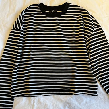 Gestreiftes Langarmshirt