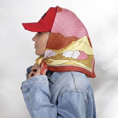 Vintage 70s Rain Scarf –  Japan Made