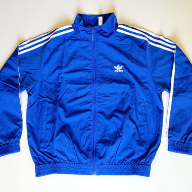 Vintage Adidas Y2K Training Jacket Blue Gr. S