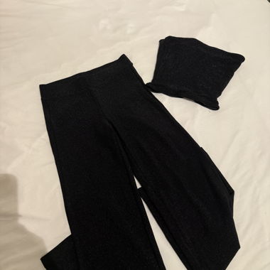 Ensemble deux pièces noir pailleté