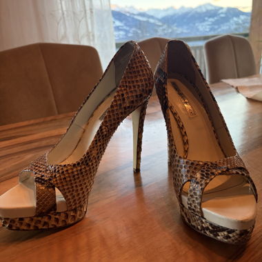 Maxbianco python platform pumps 38