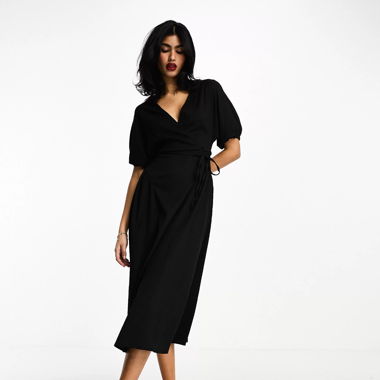 Midi Kleid schwarz