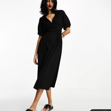 Midi Kleid schwarz