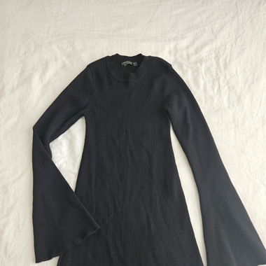 Robe moulante noire 