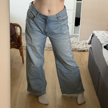 Jeans amples MNG en bleu clair