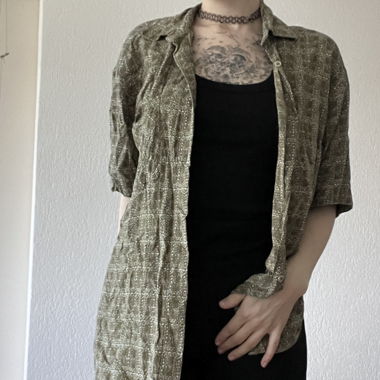 Chemise Torelli verte à motifs
