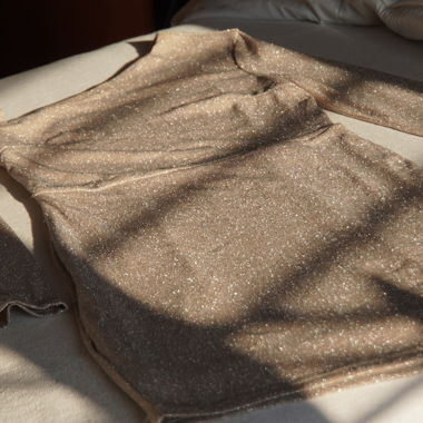 Gold Glitzer Kleid