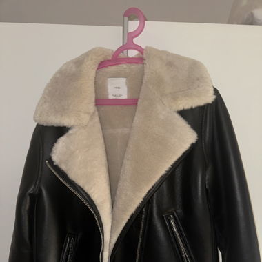 MANGO Lederjacke