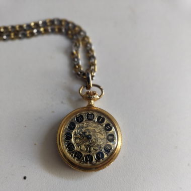 Taschen Uhr aus Gold