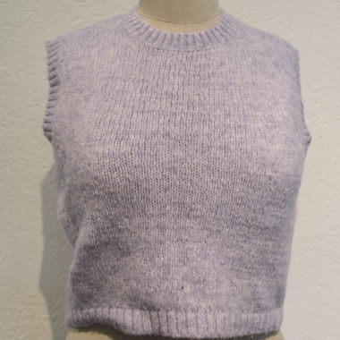Gilet in maglia Bershka lilla