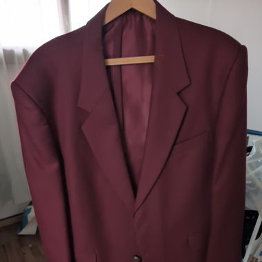 Blazer rouge épaulières