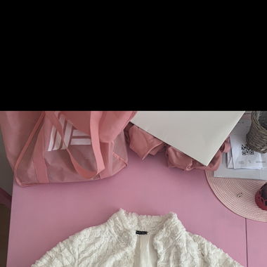White cropped boutique Jacket