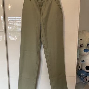 Pantalon à pinces vert
