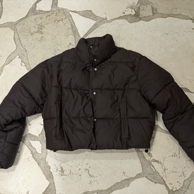 ZARA kurze Steppjacke braun