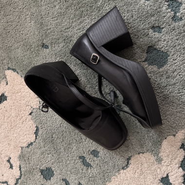 Scarpe Mary Jane nere Raid