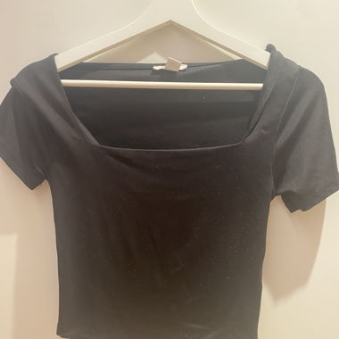 Top, black, tight