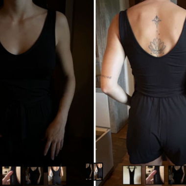 Combishort noire