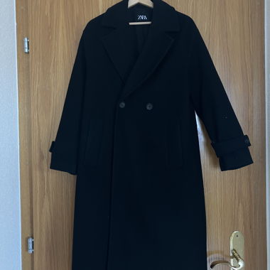 Cappotto lungo nero Zara