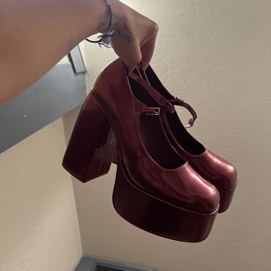 Bordeaux Lack-Pumps