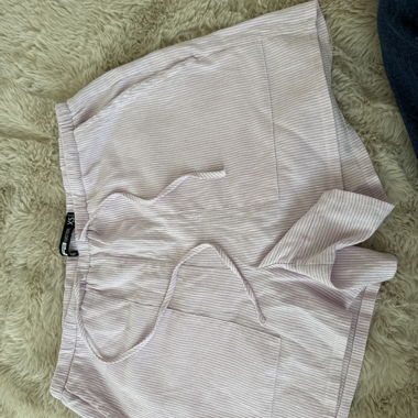 Striped Grey Shorts XS