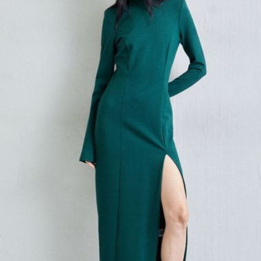 Sara Battaglia Turtle neck long dress XS/S neu