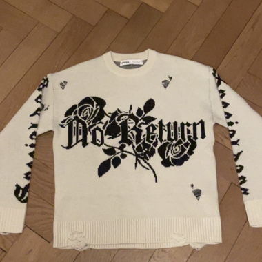 Graphic Knitsweater Bershka