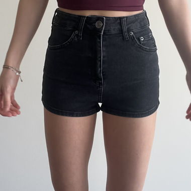 Schwarze Jeans-Shorts BDG Urban Outfitters
