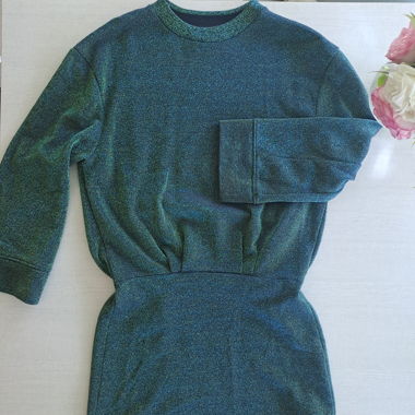 Replay Kleid in brillantem Grün