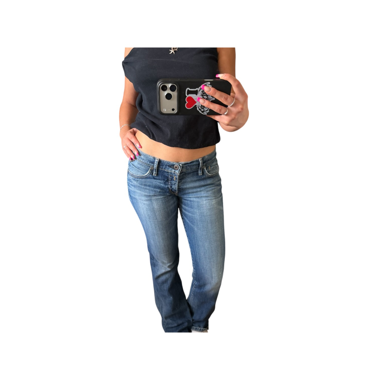 Jeans Replay y2k low rise in denim blu