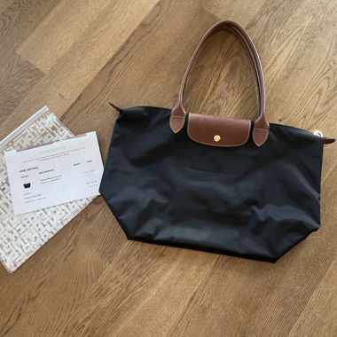Longchamp, schwarz, Gr. M
