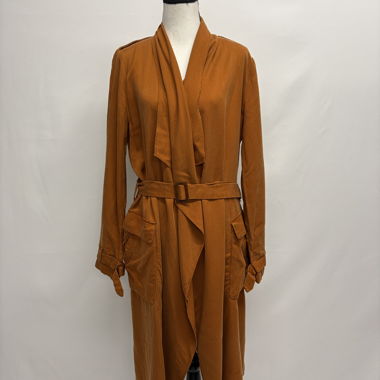 Zara Trenchcoat Coat Size S rost Lyocell