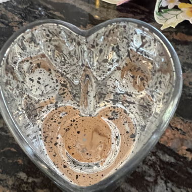Porte bougie forme de coeur