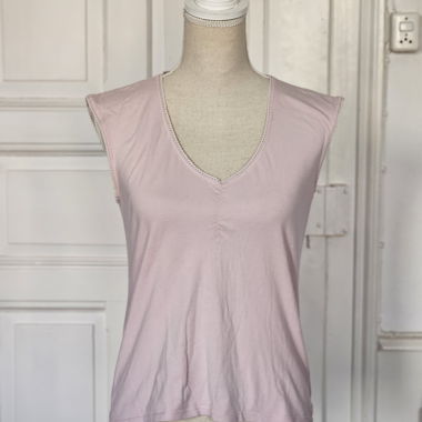 Top smanicato rosa y2k di Energy, taglia M