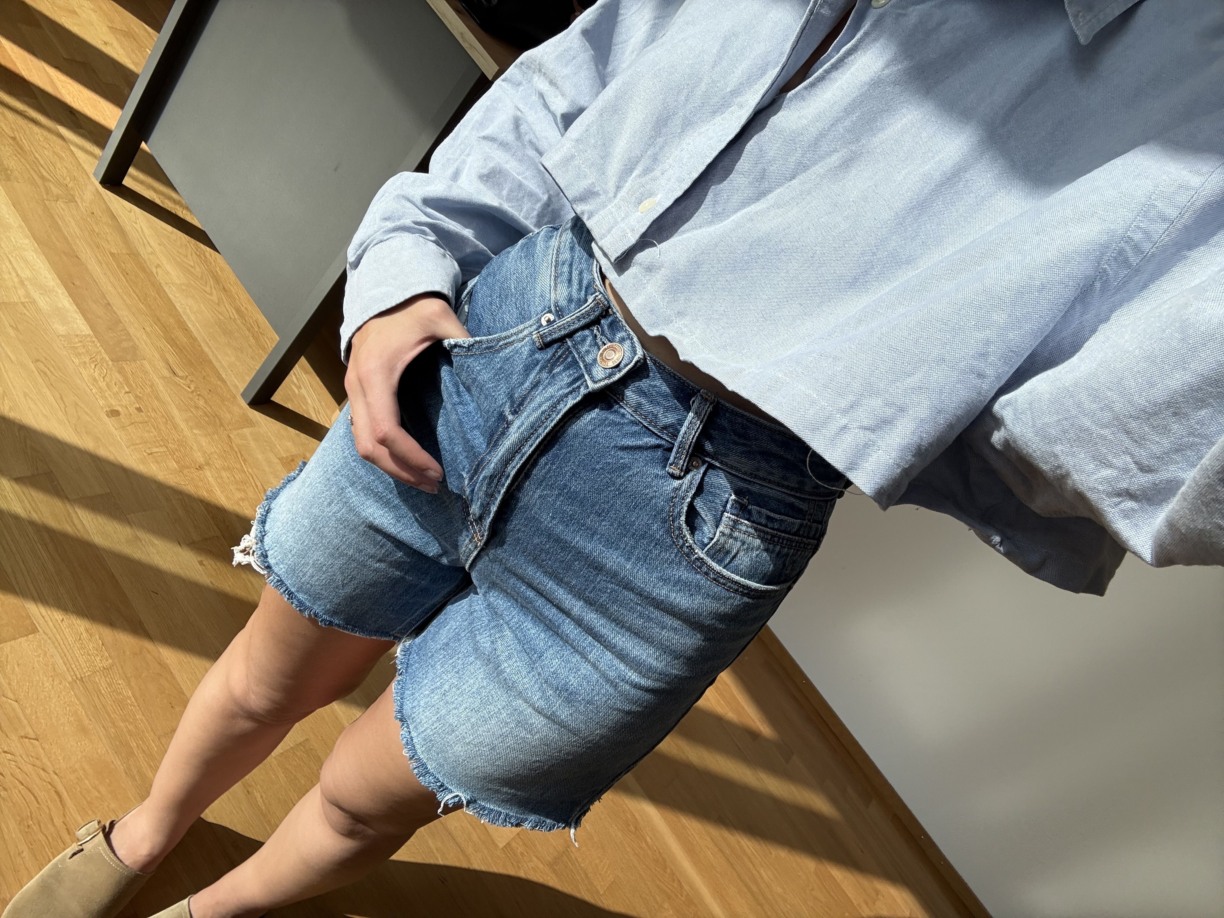 Denim-Shorts