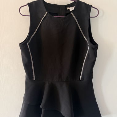 Top noir sans manches H&M
