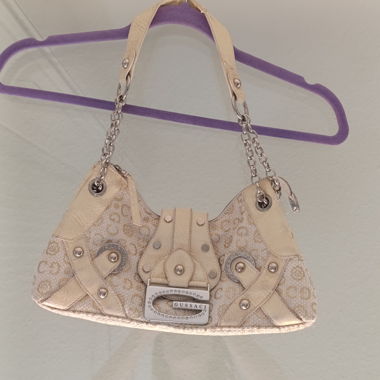 Borsa beige vintage Gussaci