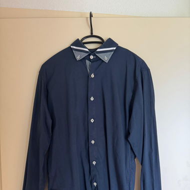 Hemd langarm dunkelblau
