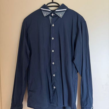 Hemd langarm dunkelblau