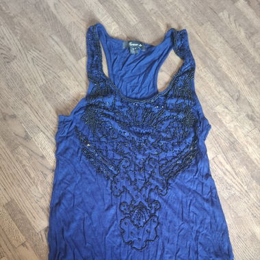 "DREAMNIGHT" FLORAL EMBROIDERED TANK TOP