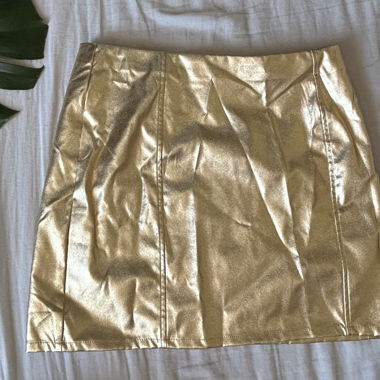 Goldener Jupe/Rock