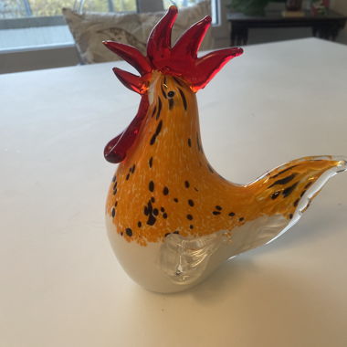 Statue coq 