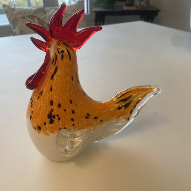 Statue coq 