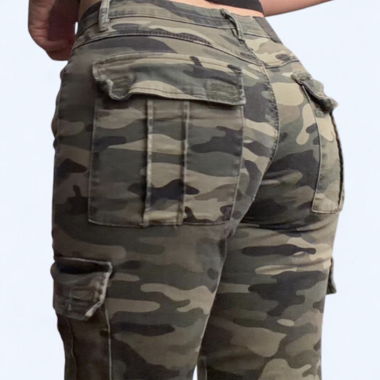 Pantaloni Cargo mimetici