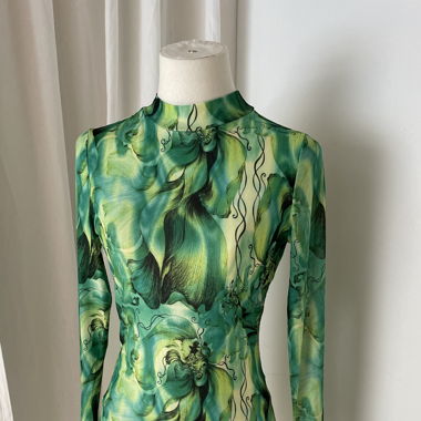 Green Beach Dress 