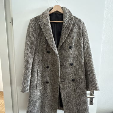 Cappotto Zara doppiopetto in lana 