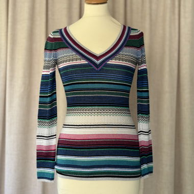 T.XS - Maglione sottile a righe multicolor - Morgan