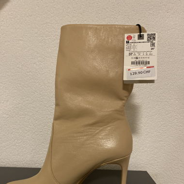 Neue Zara Stifeletten beige