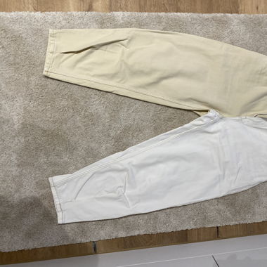 halb weiss/beige Mom Jeans