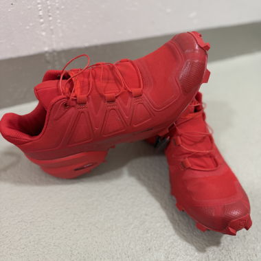 Scarpe da trail running Salomon rosse
