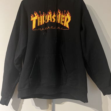 Schwarzer Thrasher Hoodie 